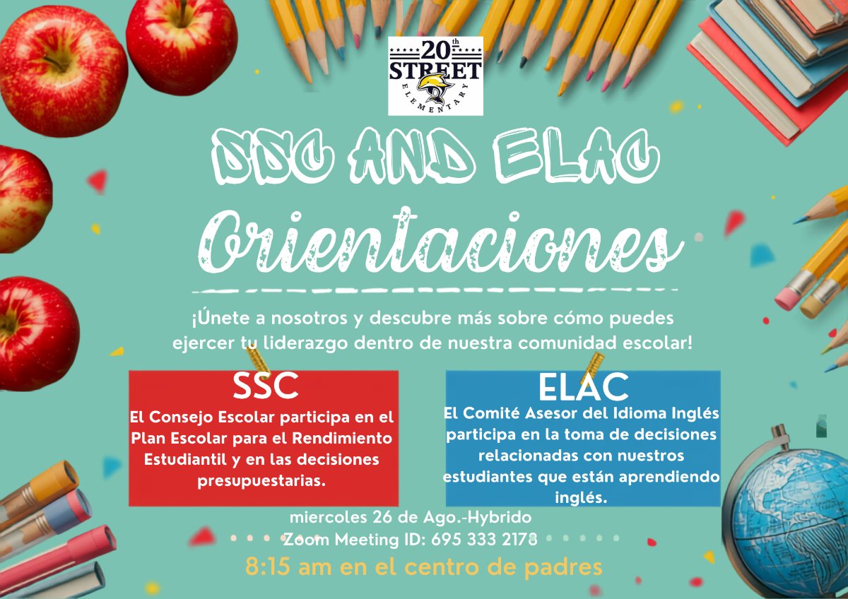 Orientacíon de SSC & ELAC